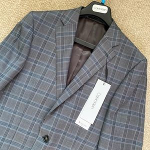 Calvin Klein Mens Sport Coat 40L Two Button